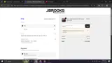 JBrooks Menswear coupon verification screenshot