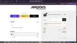 JBrooks Menswear coupon verification screenshot