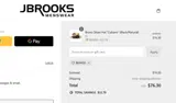 JBrooks Menswear coupon verification screenshot