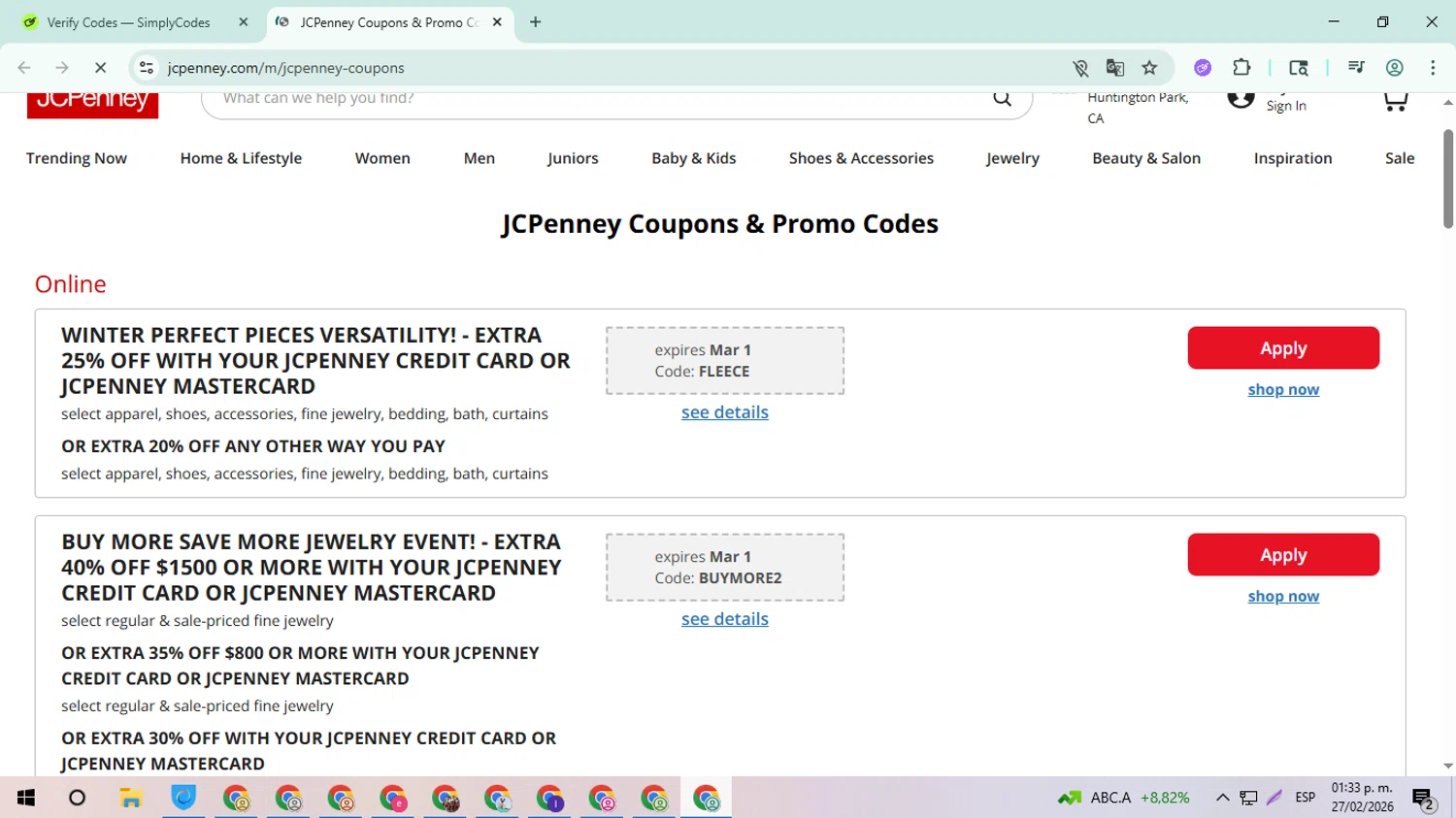 jcpenney nike coupons