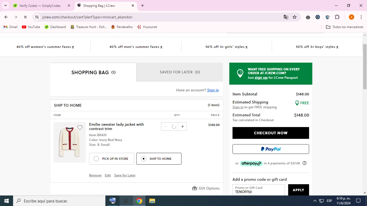 J. Crew Promo Codes 50 Off Coupons in August 2024 SimplyCodes