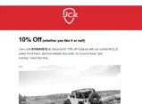 JcrOffroad coupon verification screenshot