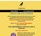 March2025 coupon verification screenshot