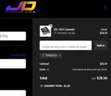 JD Customs USA coupon verification screenshot