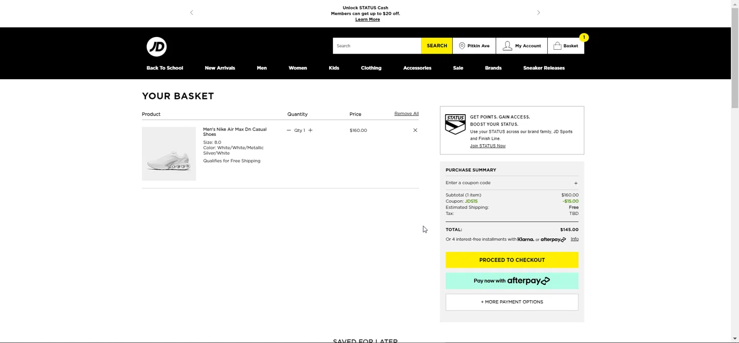 JD Sports Coupons 15 Off September 2024