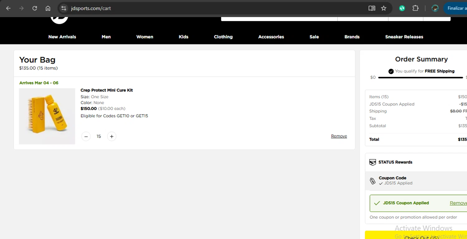 jd nike discount code