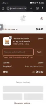 NEWYEARESSENTIALS coupon verification screenshot