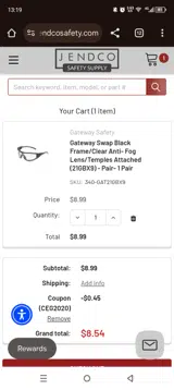 CEG2020 coupon verification screenshot