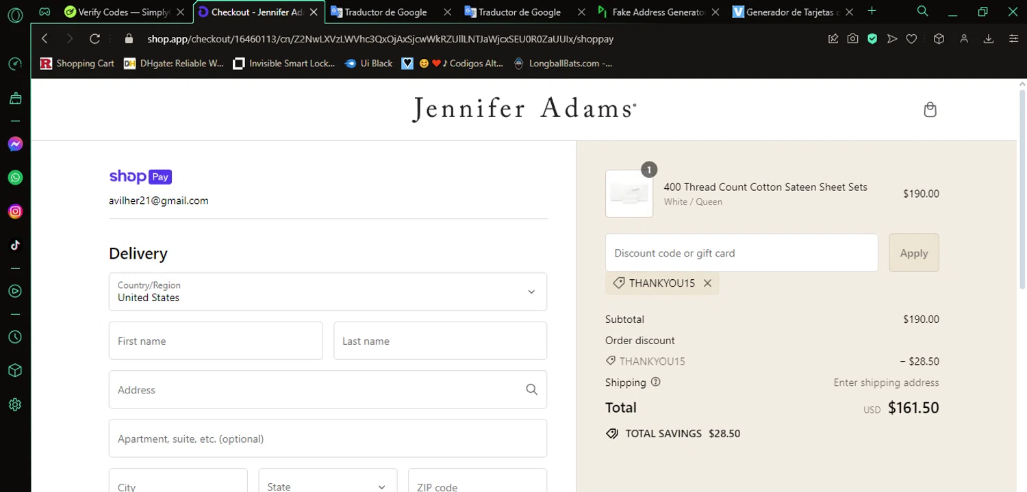 how to use Home by Jennifer Adams coupons