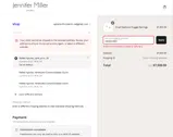 Jennifer Miller Jewelry coupon verification screenshot