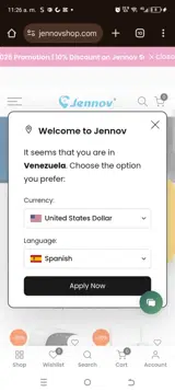 Jennov2026 coupon verification screenshot