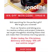 XMAS10 coupon verification screenshot