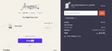 WELCOME coupon verification screenshot
