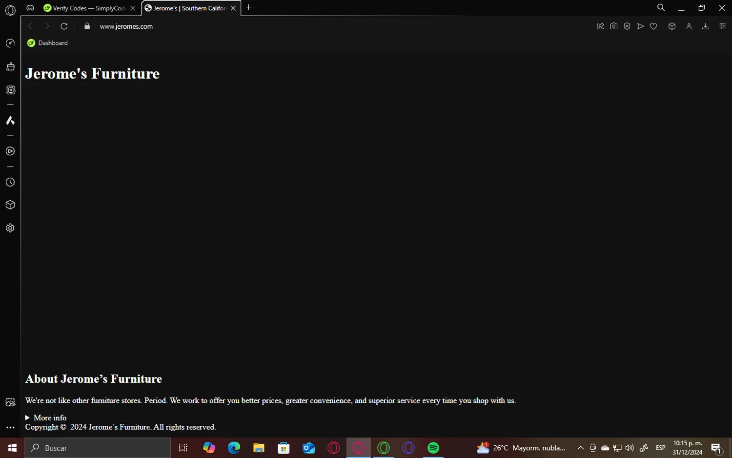 Jerome's discount code screenshot showing code 4JULY10 applied at Jerome's checkout page. Uploaded by SimplyCodes community member ShieldVirtuoso1197 on Jan 1, 2025