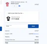 3X99 coupon verification screenshot