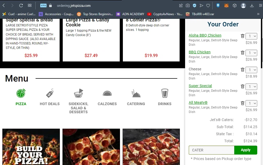 Jet's Pizza Promo Codes 30 Off June 2024