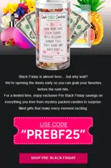 PREBF25 coupon verification screenshot