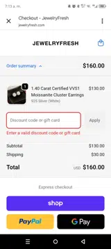 LD25 coupon verification screenshot