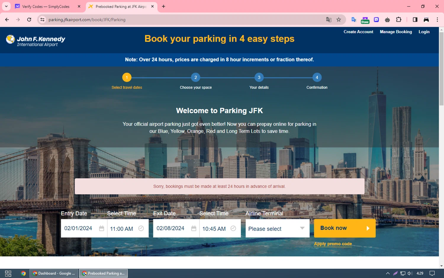 JFK Parking Promo Codes - 15% Off | January 2025