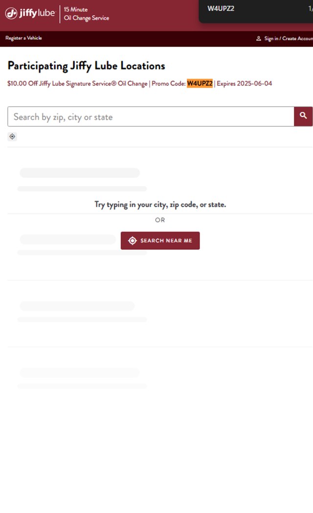 Jiffy Lube Promo Codes (10 Verified) 50 Off May 2025