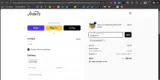 Jiminys coupon verification screenshot