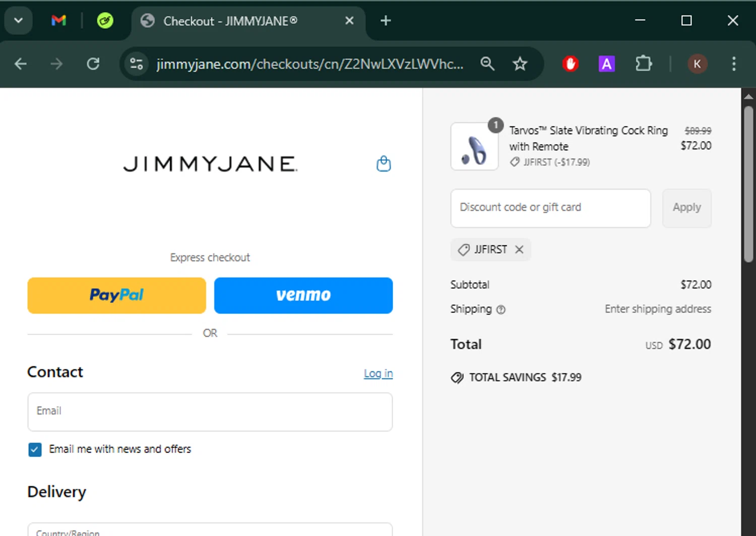 Jimmy Jane Discount Codes (3 Verified) - 20% Off May 2025