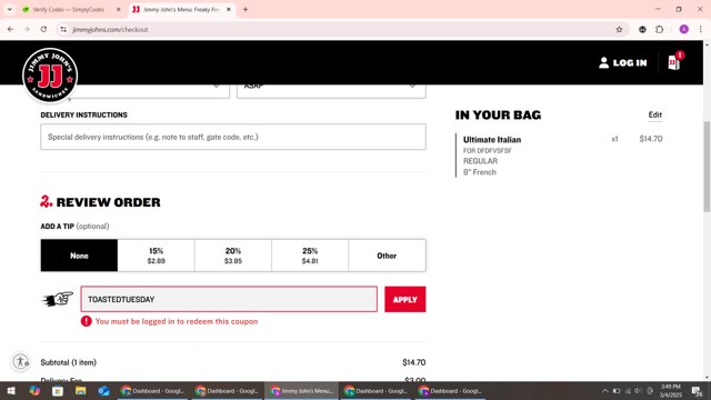 Jimmy John's Promo Codes - $5 Off Coupons Sep 2025