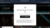 SCORE60 coupon verification screenshot