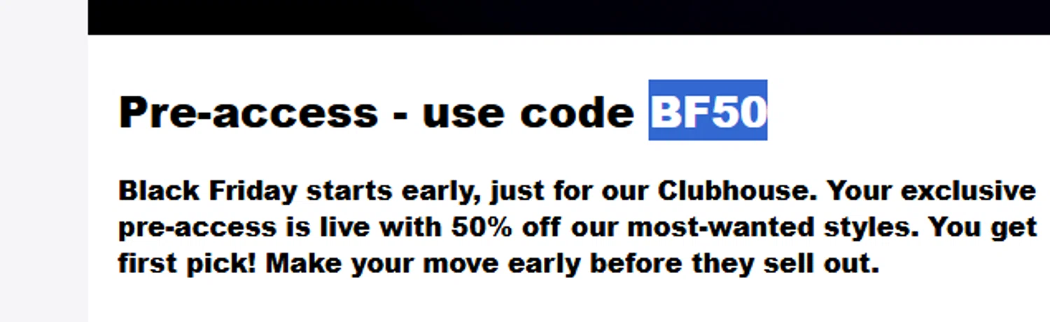 J. Lindeberg promo code screenshot showing code BF50 applied at J. Lindeberg checkout page. Uploaded by SimplyCodes community member Biden0442069257555 on Nov 21, 2025