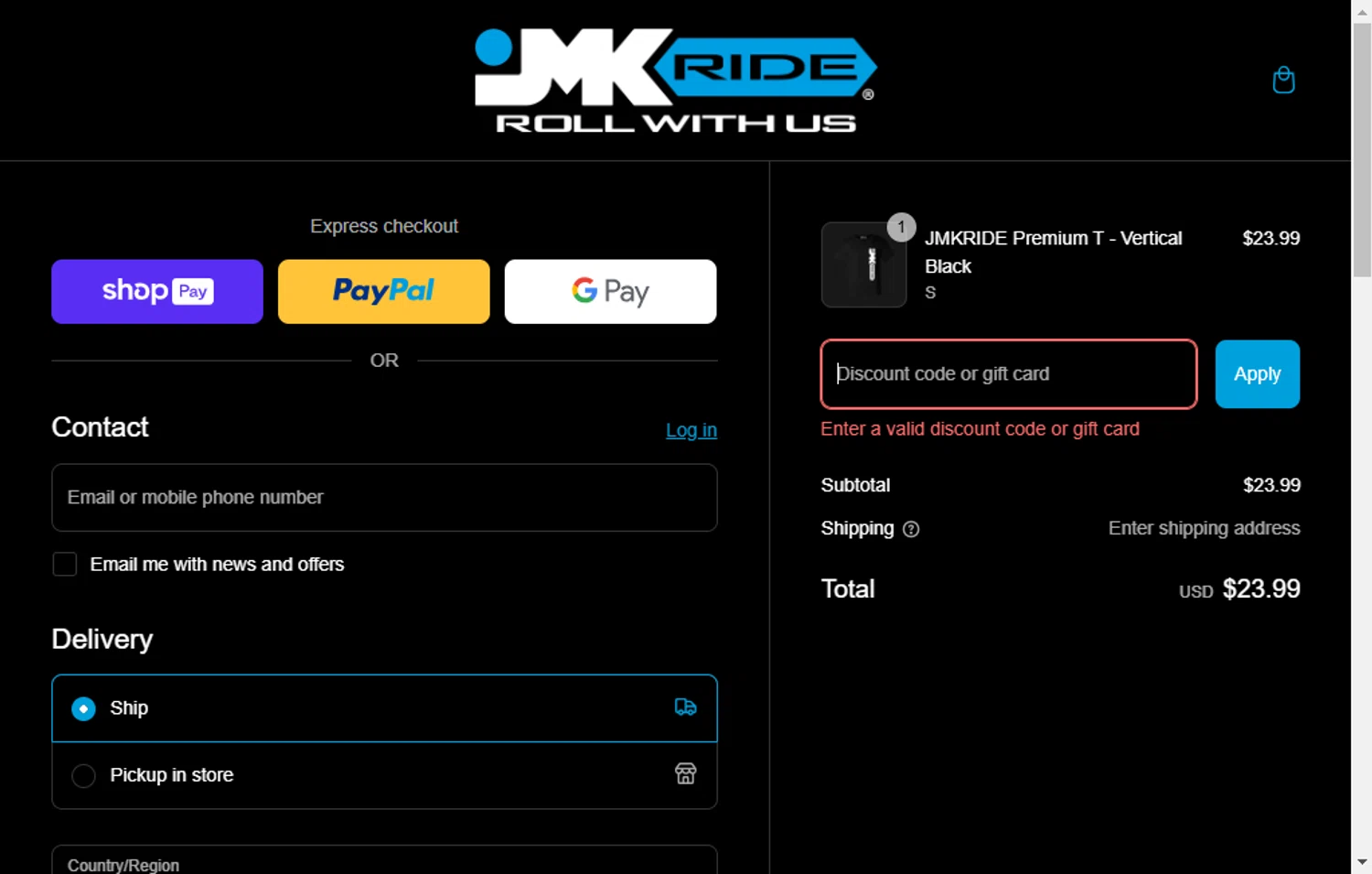 Jmkride discount code screenshot showing code FREESK8FAM applied at Jmkride checkout page. Uploaded by SimplyCodes community member SalePhoenix2220 on Mar 4, 2025