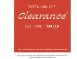 TAKE10 coupon verification screenshot