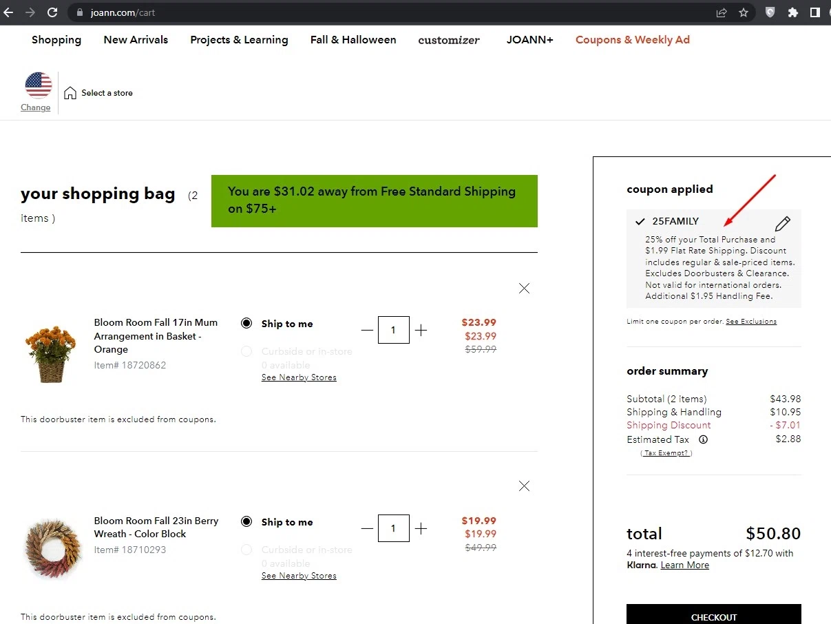 50 Off Joann Coupon Codes Oct 2022 SimplyCodes