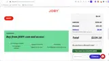 JOBY20LIGHT coupon verification screenshot