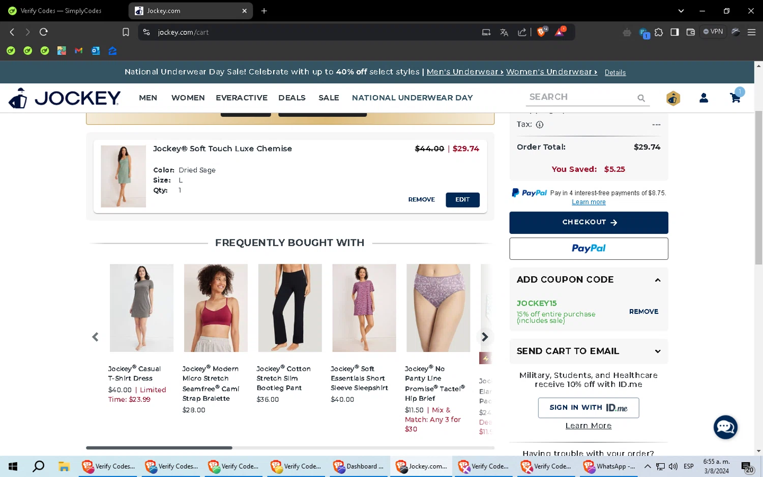 Jockey Coupon Codes 25 Off Coupons in August 2024 SimplyCodes