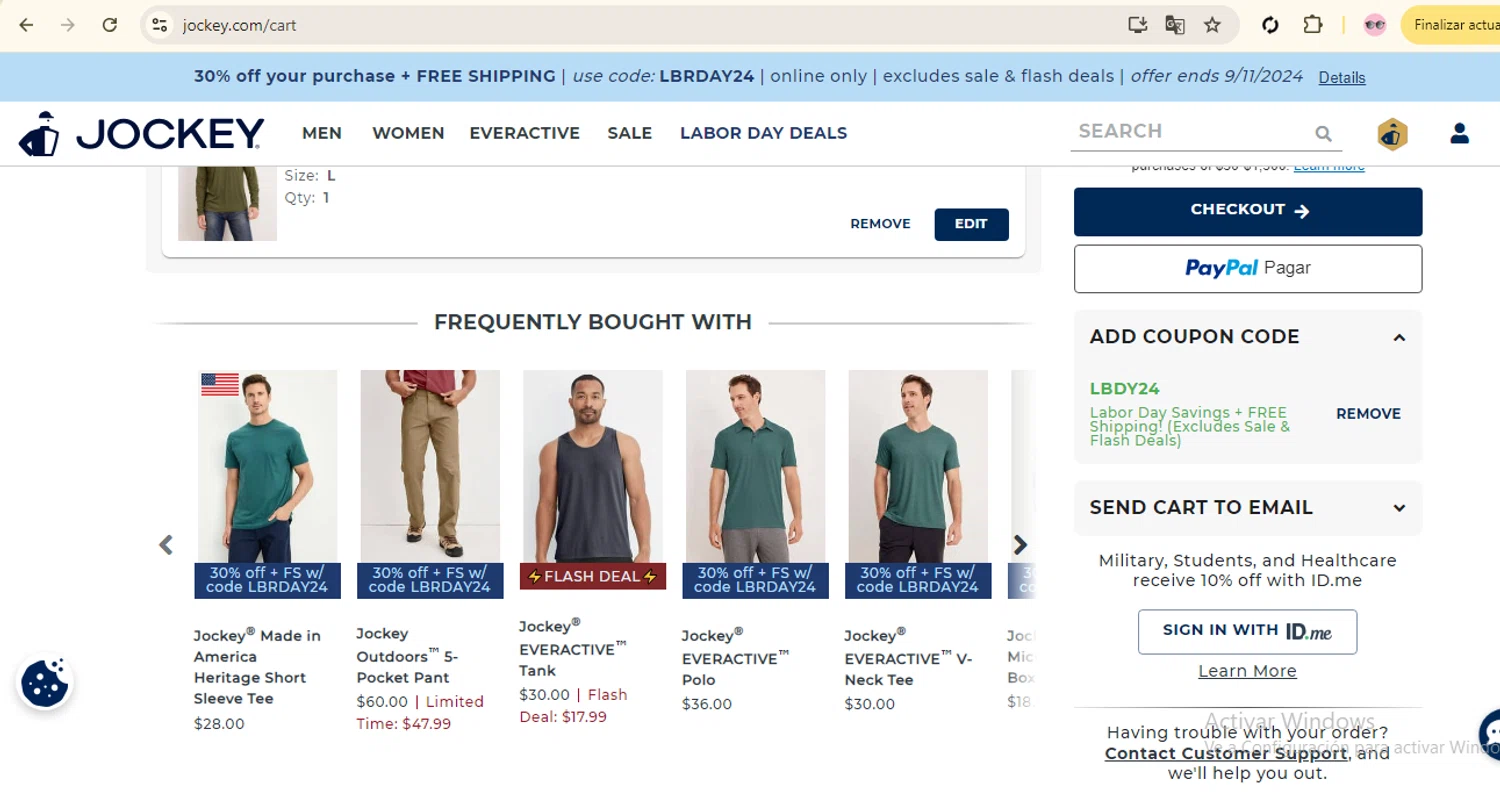 Jockey Coupon Codes - 25% Off | September 2024