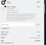 NEWOFF coupon verification screenshot