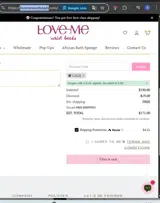 CALIX coupon verification screenshot