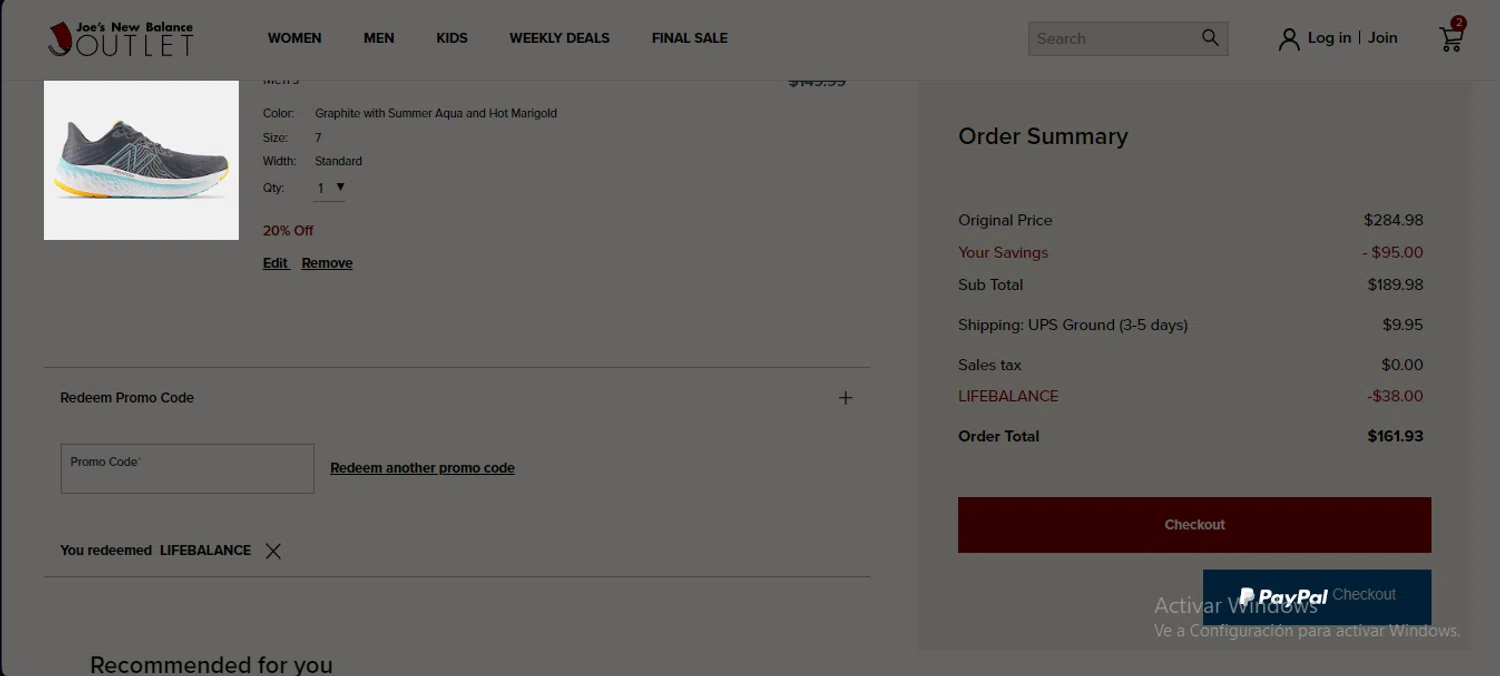Joes outlet promo code clearance