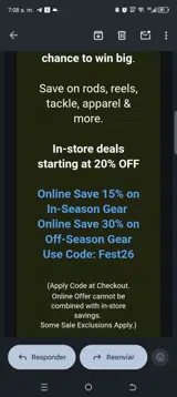 Fest26 coupon verification screenshot