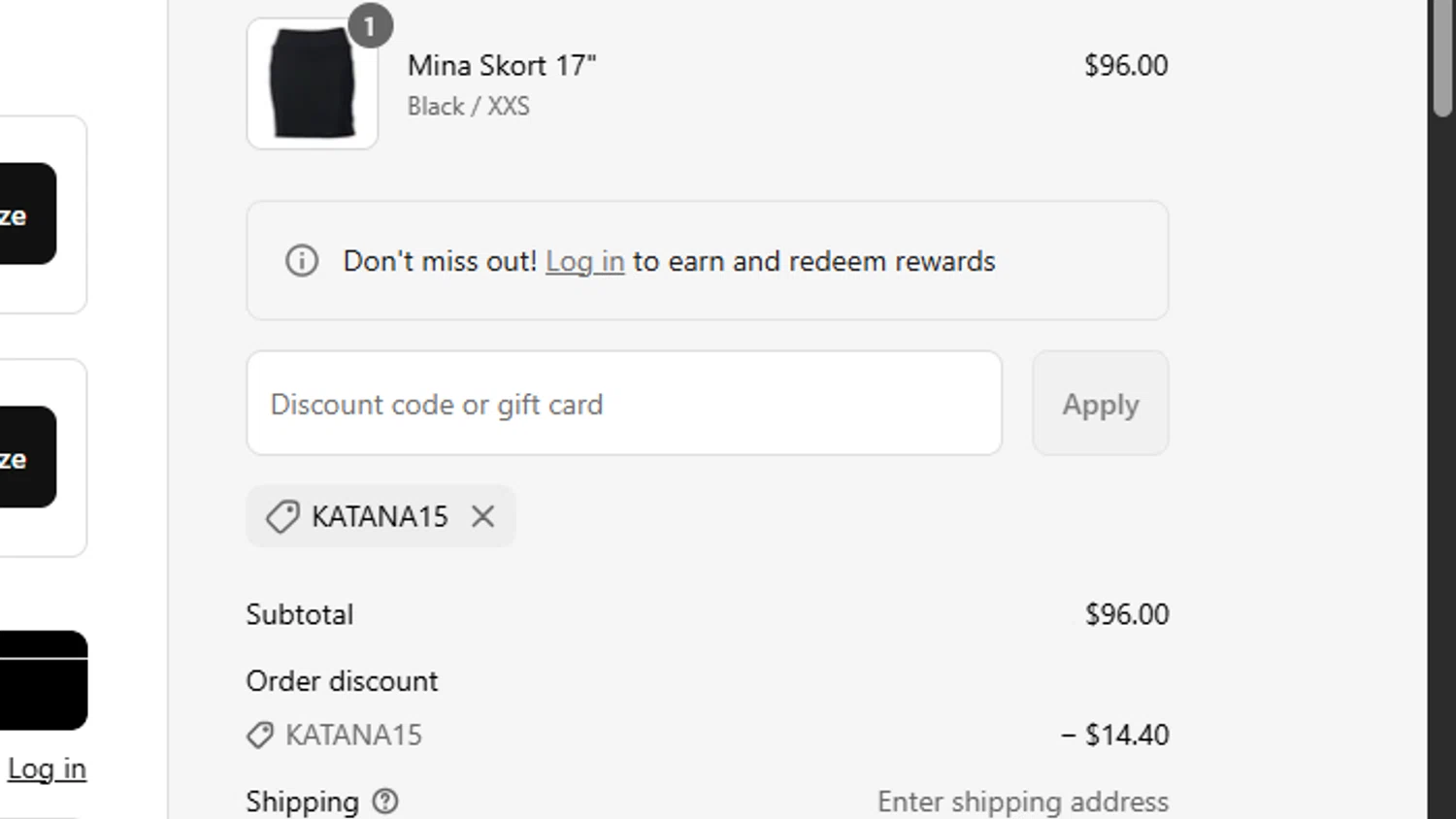 JoFit promo code screenshot showing code KATANA15 applied at JoFit checkout page. Uploaded by SimplyCodes community member Eduard on May 3, 2025