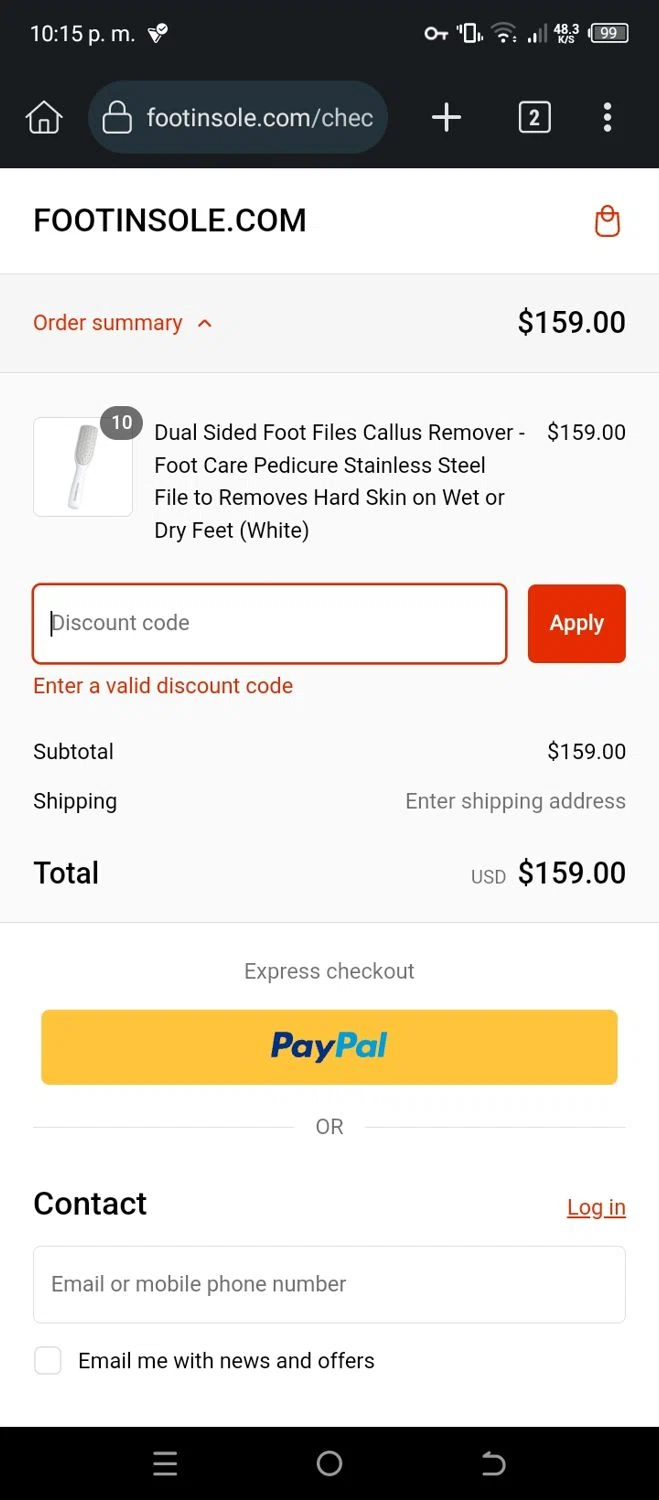 John Deere Store coupon code screenshot showing code 72726 applied at John Deere Store checkout page. Uploaded by SimplyCodes community member CleverSleuth6613 on Feb 28, 2025