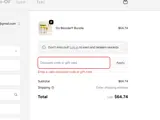 JFNEW coupon verification screenshot
