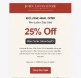 laborday25 coupon verification screenshot