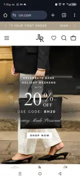 Bh20 coupon verification screenshot
