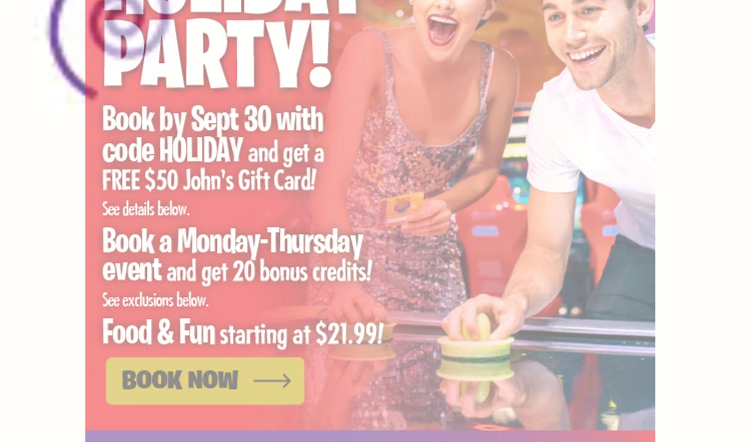 John's Incredible Pizza checkout page showing John's Incredible Pizza promo code box | Screenshot taken by SimplyCodes community member on Nov 20, 2025