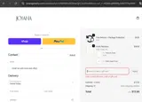 JOIANA JEWELRY coupon verification screenshot