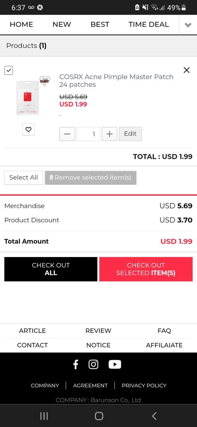 Jolse checkout page showing Jolse promo code box | Screenshot taken by SimplyCodes community member on Aug 23, 2024