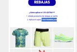 15EXTRAREBAJAS coupon verification screenshot