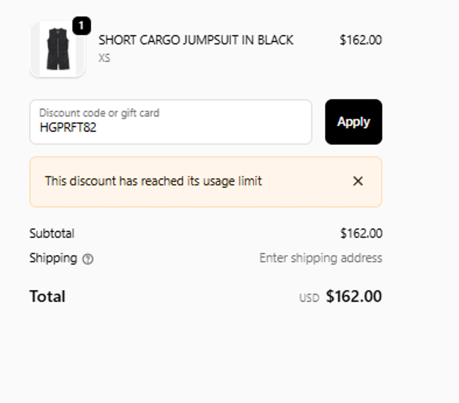 Jonny Cota promo code screenshot showing code HGPRFT82 applied at Jonny Cota checkout page. Uploaded by SimplyCodes community member CrownSleuth7125 on Oct 3, 2025