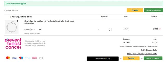 Jon Richard checkout page showing Jon Richard discount code box | Screenshot taken by SimplyCodes community member on Jul 30, 2025